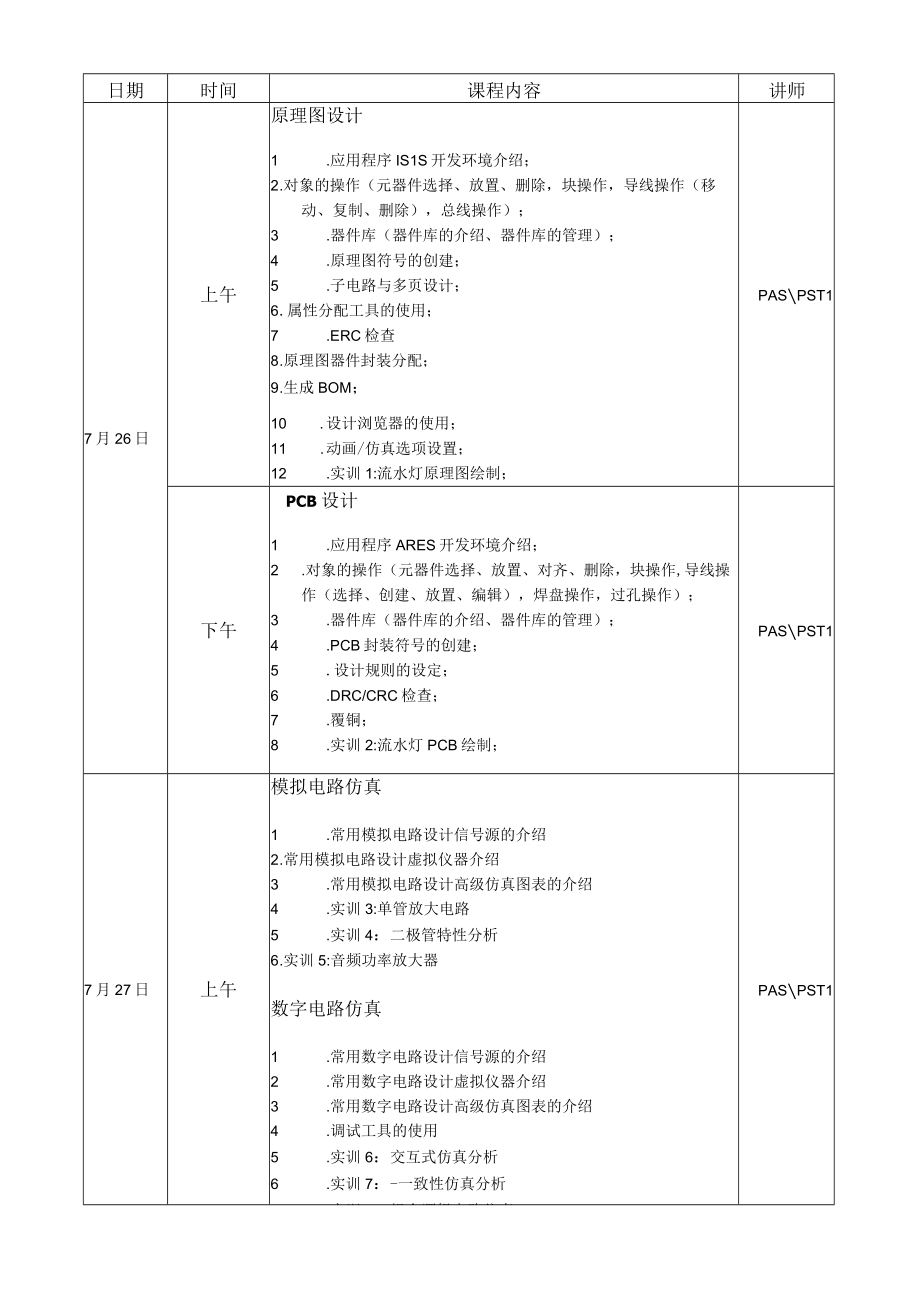 XX年清华大学清华大学暑期Proteus高级培训讲师师资.docx_第2页