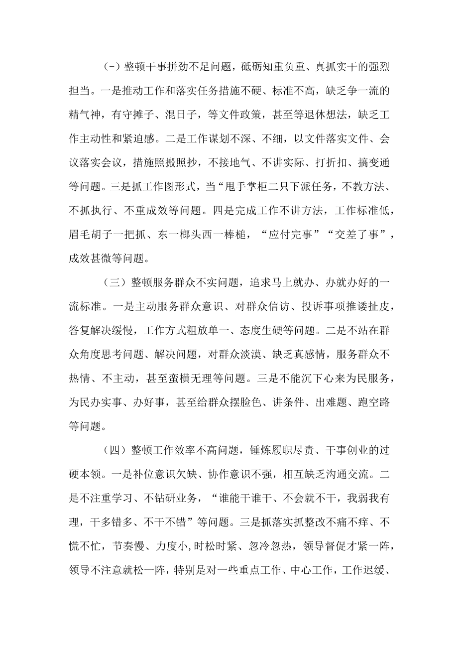 最新公文作风整顿年活动的实施方案范文.docx_第2页