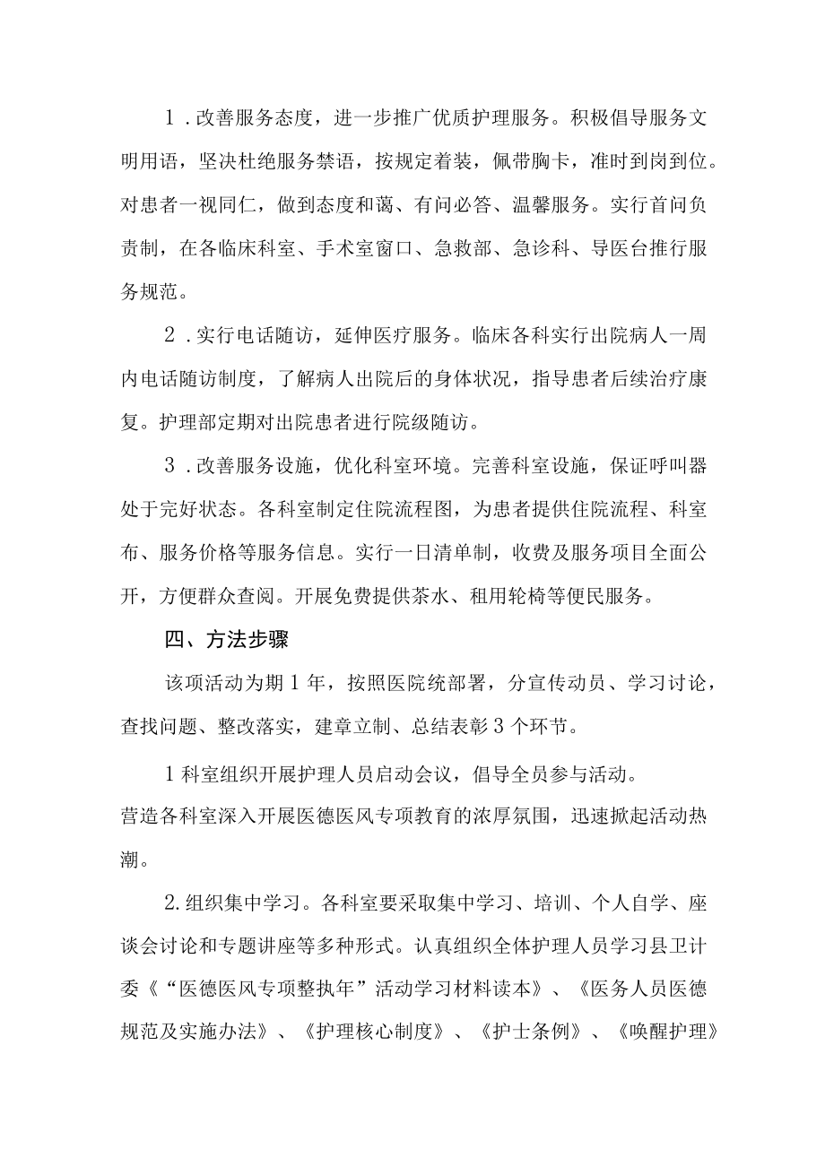 医德医风专项整治年活动实施方案四篇.docx_第3页