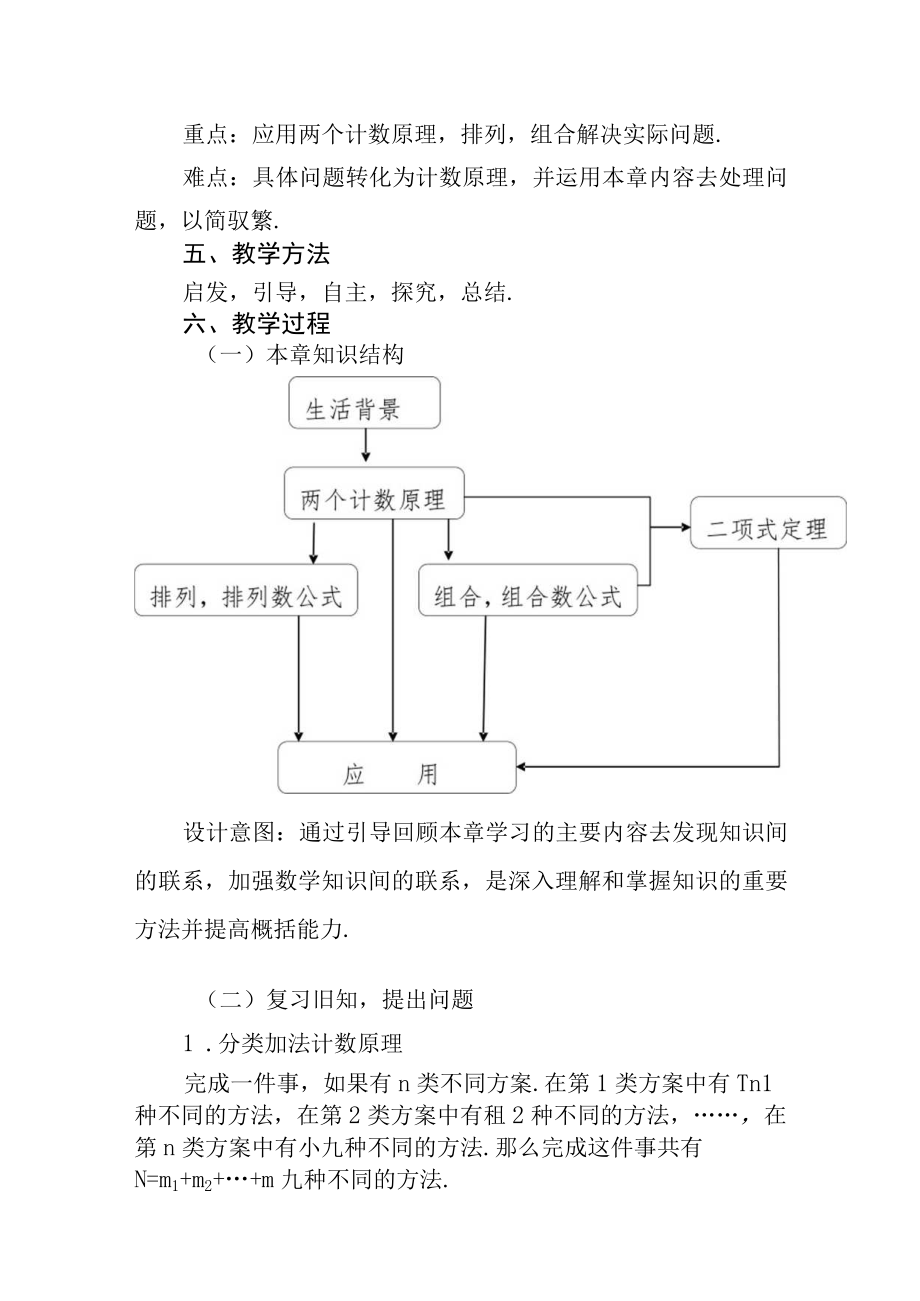 《计数原理》小结（第1课时）教学设计.docx_第2页