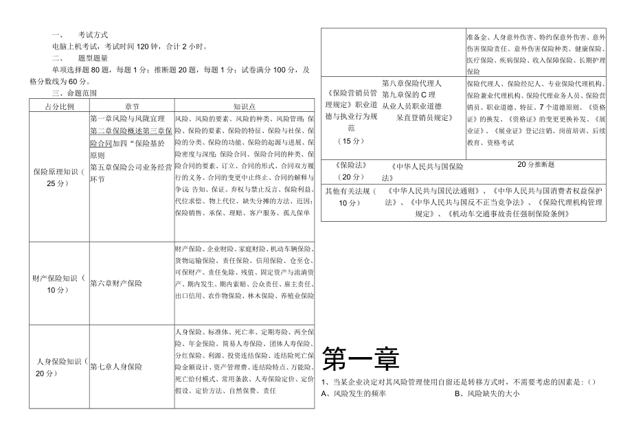 最新保险代理人资格考试.docx_第2页