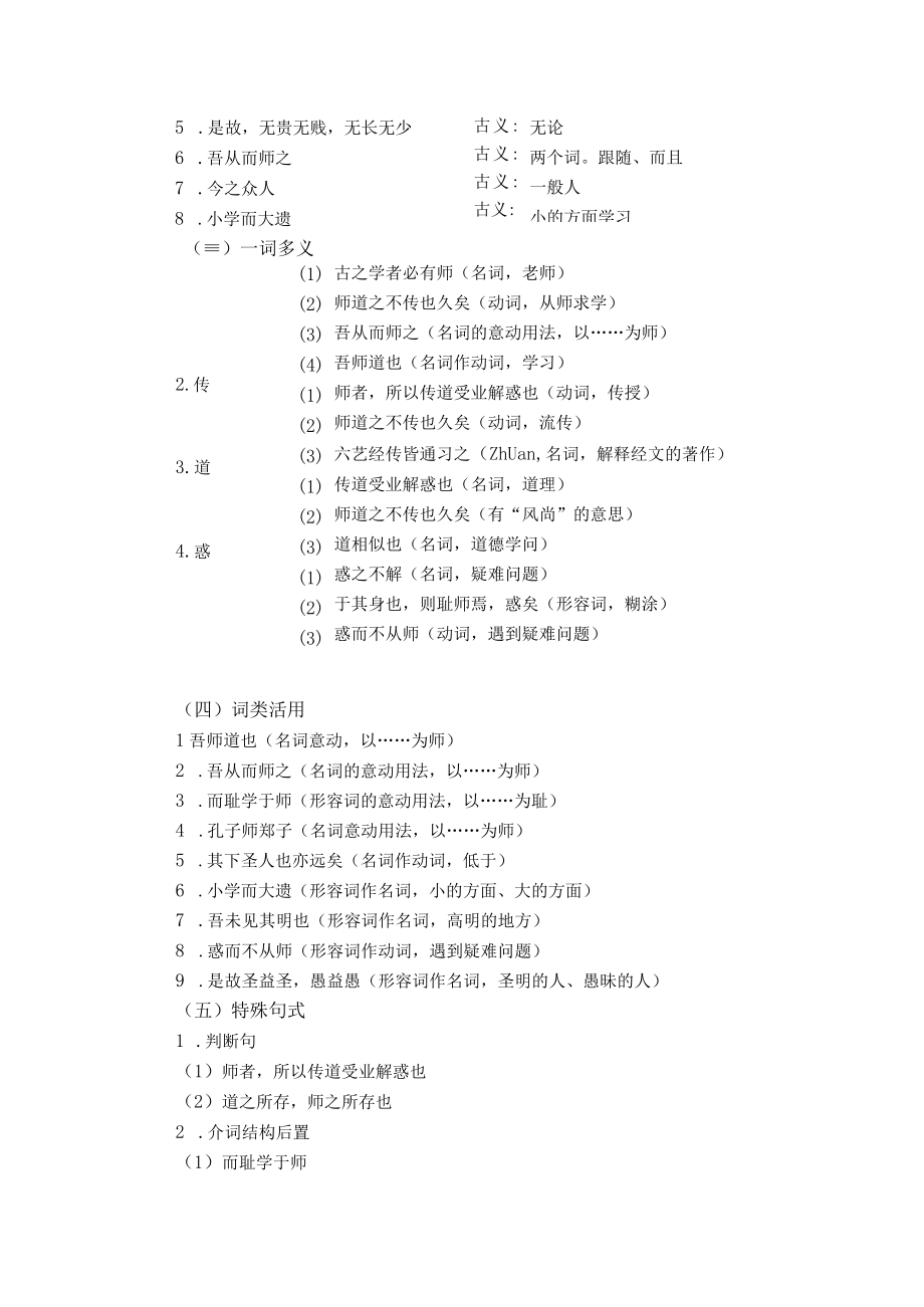 《师说》文言知识点拨.docx_第2页