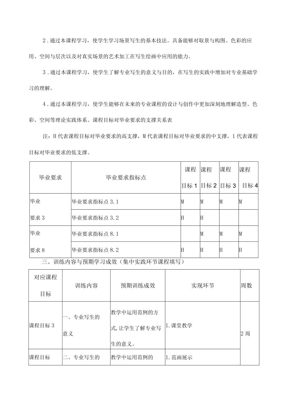 《数字媒体艺术专业写生》课程教学大纲.docx_第2页