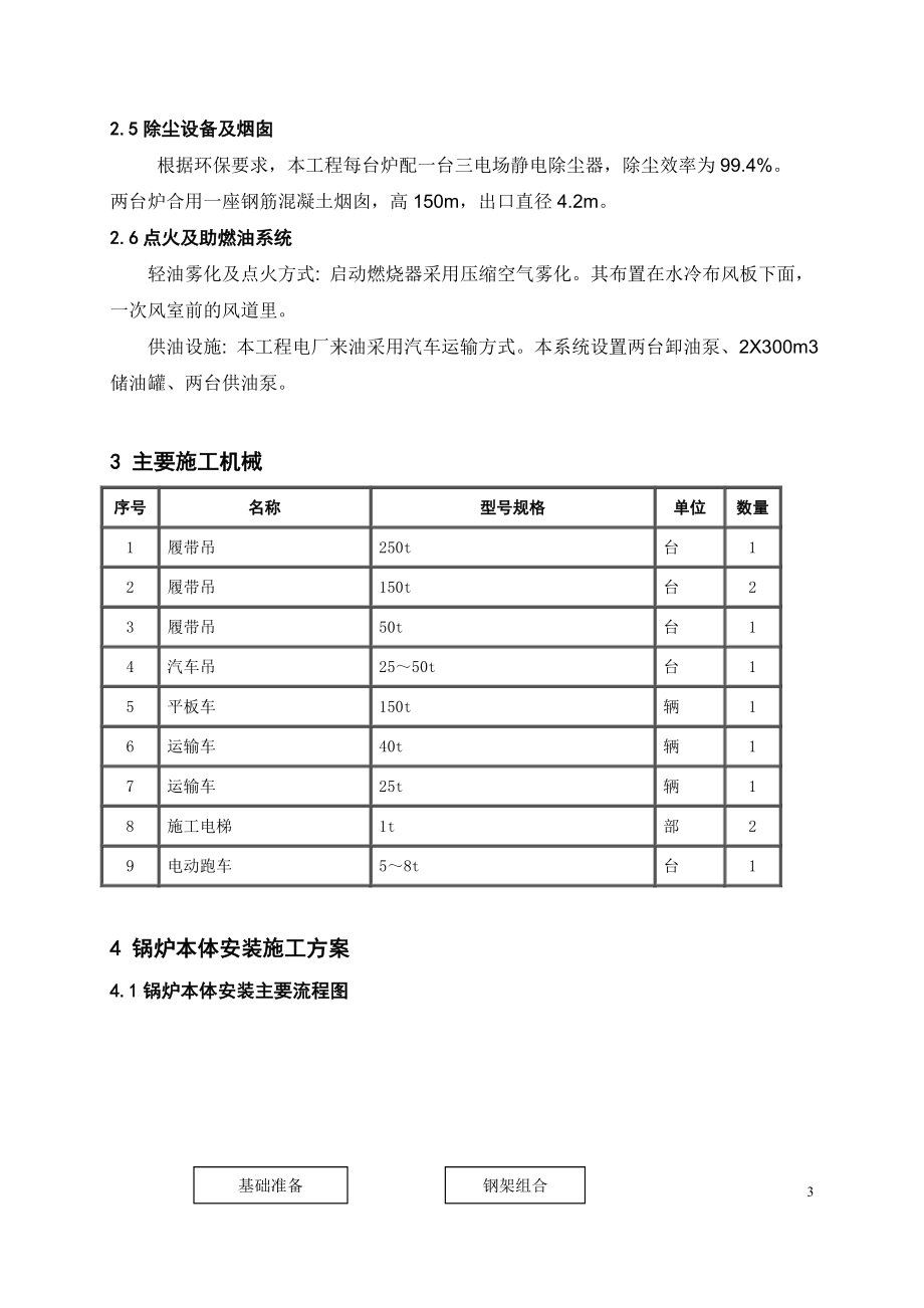 燃煤电站现场施工-锅炉专业施工方案.doc_第3页