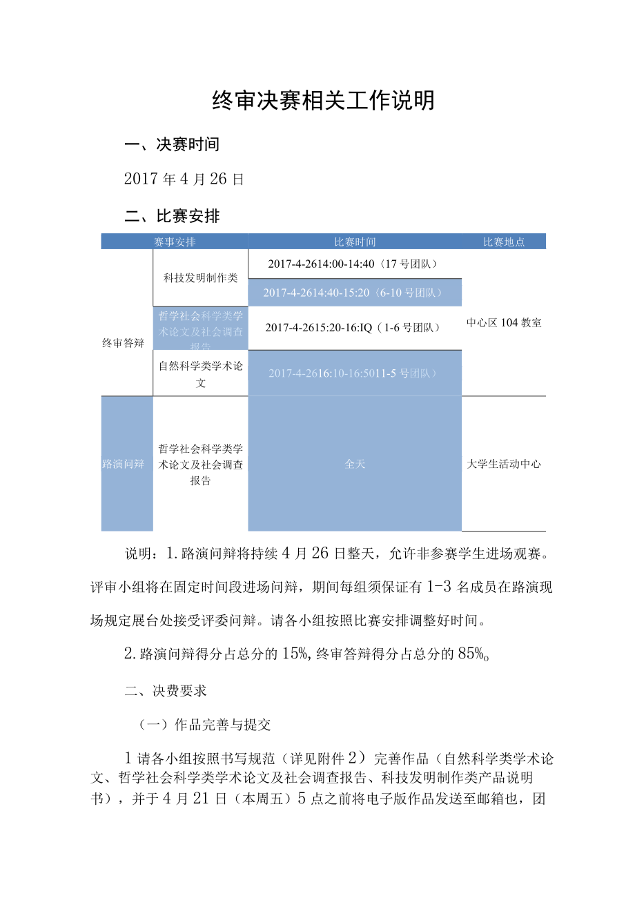 终审决赛相关工作说明.docx_第1页