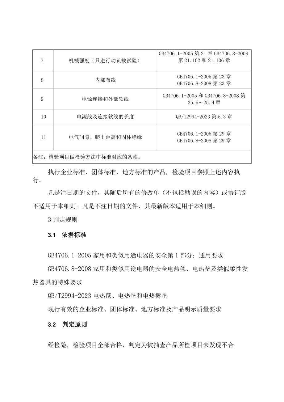 电热毯产品质量河南省监督抽查实施细则2023年版.docx_第2页