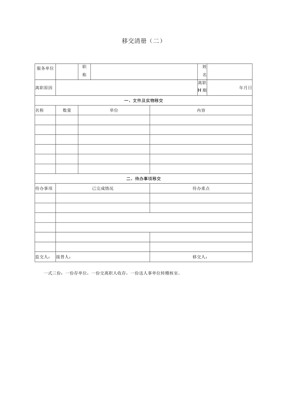 精选工作交接移交清册汇总.docx_第2页