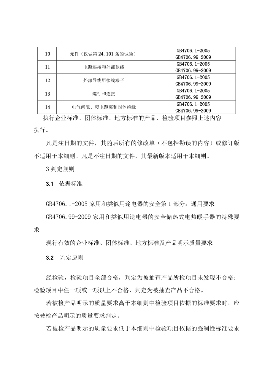 电热暖手脚器产品质量河南省监督抽查实施细则2023年版.docx_第2页