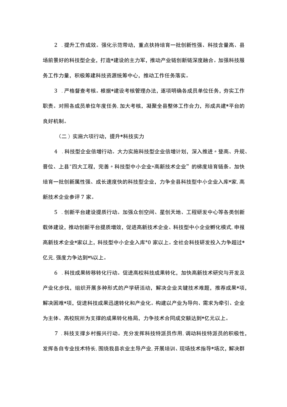 2023年全县科技工作要点的通知.docx_第2页