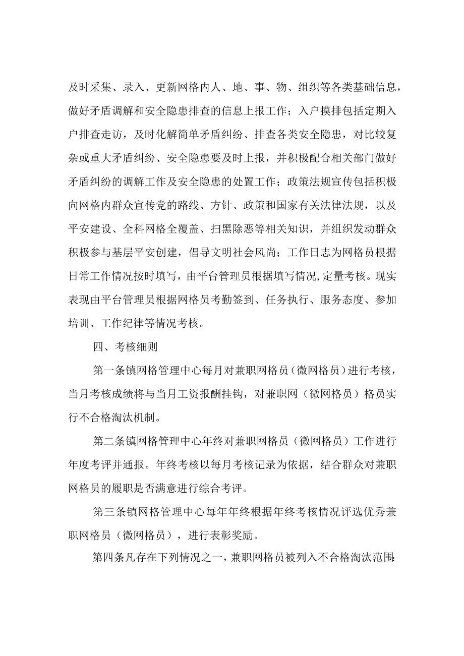 XX镇兼职网格员（微网格员）考核办法（试行）.docx_第2页