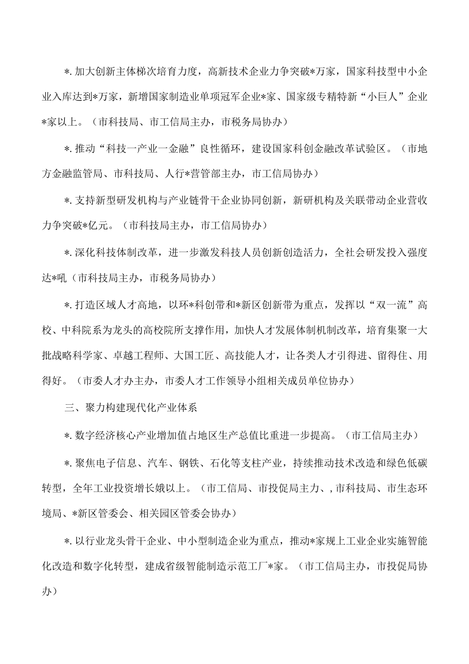 2023政府主要工作目标任务分解落实方案.docx_第3页