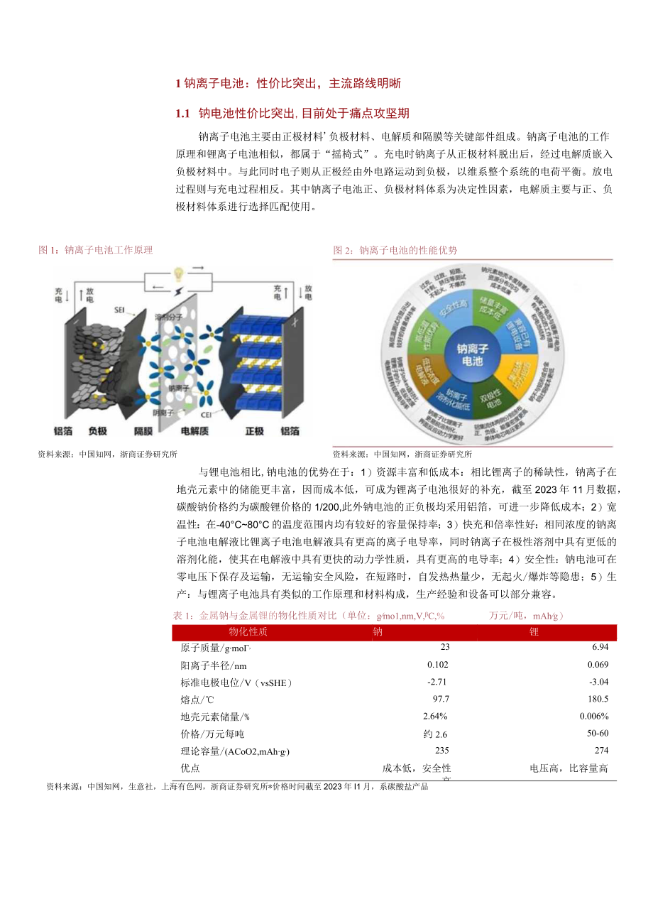 2023年钠电池行业系列深度报告word：性能和应用有望与锂电互补2023年将迎量产元年.docx_第3页