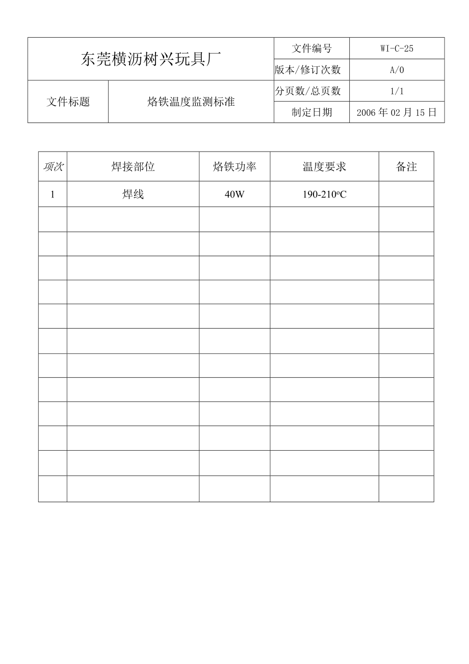 WIC25烙鐵溫度監測標準.docx_第1页