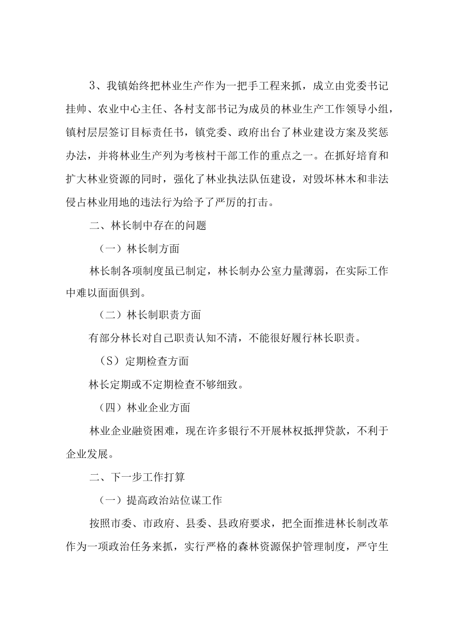 XX镇人大主席团开展关于林长制落实情况的自查报告.docx_第3页