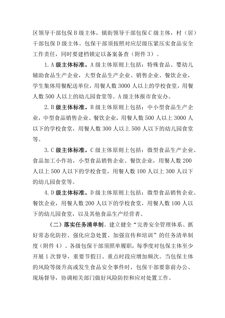 XX区建立健全分层分级精准防控末端发力终端见效工作机制推动食品安全属地管理责任落地落实工作方案.docx_第2页