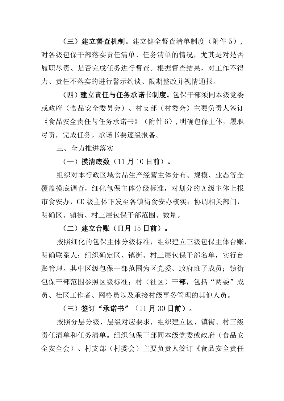 XX区建立健全分层分级精准防控末端发力终端见效工作机制推动食品安全属地管理责任落地落实工作方案.docx_第3页