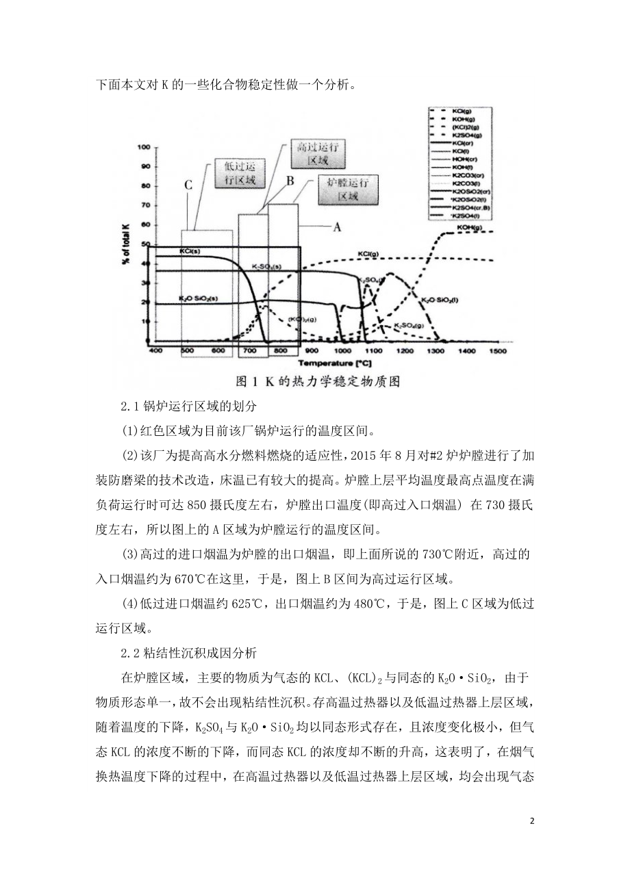 生物质锅炉尾部烟道粘结性沉积原因分析及对策.doc_第2页