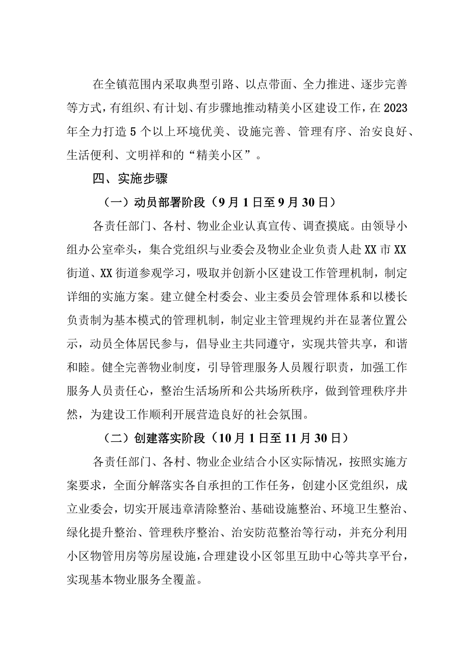 XX镇精美小区建设工作实施方案.docx_第2页