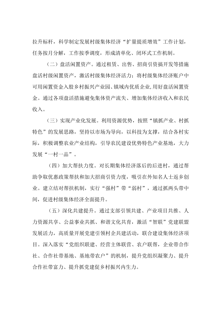 XX镇村级集体经济兴业行动实施方案.docx_第2页