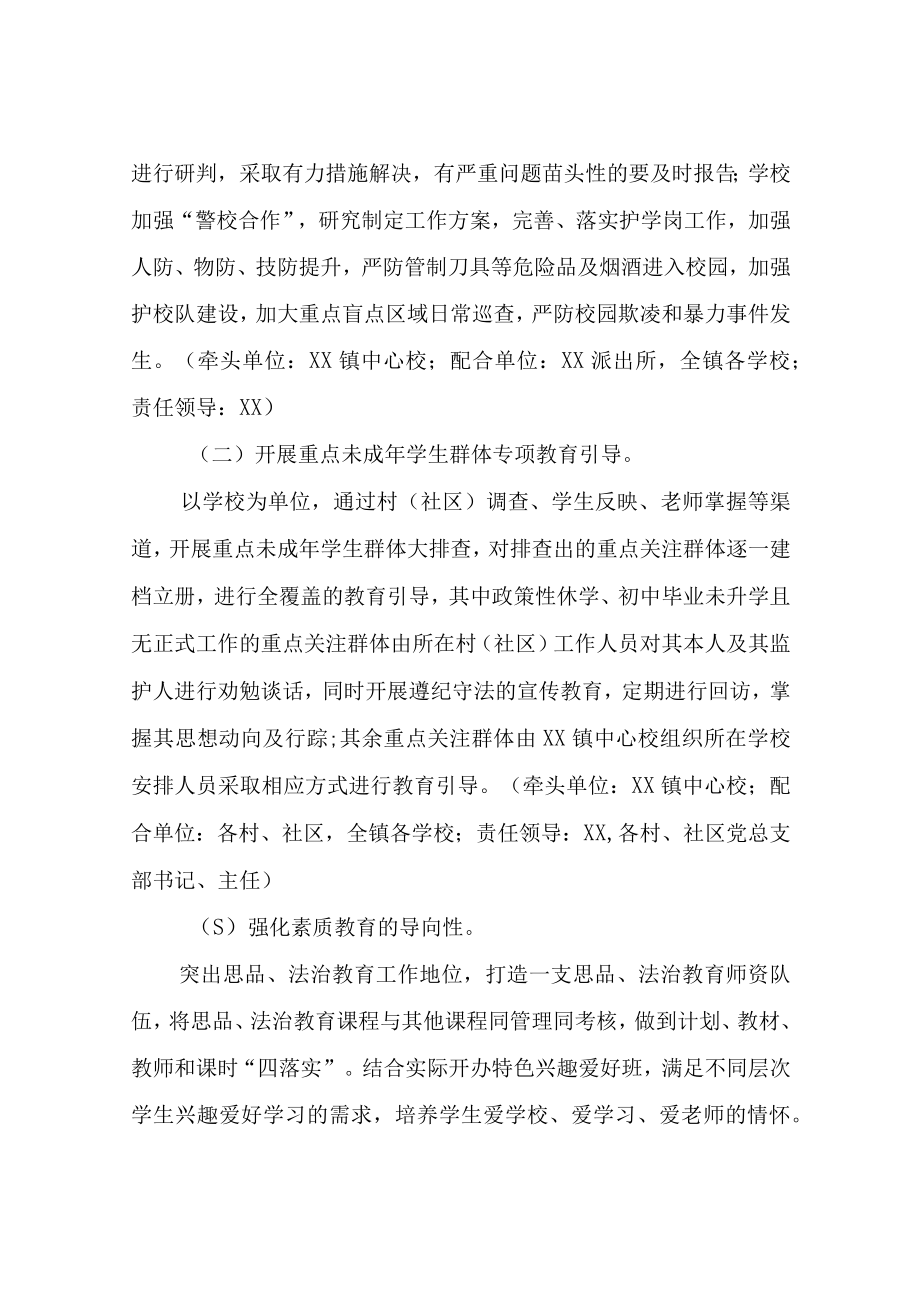 XX镇学生教育提升专项行动实施方案.docx_第3页