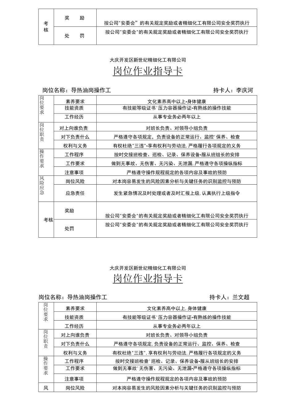 某开发区精细化工岗位HSE作业指导表格）.docx_第3页