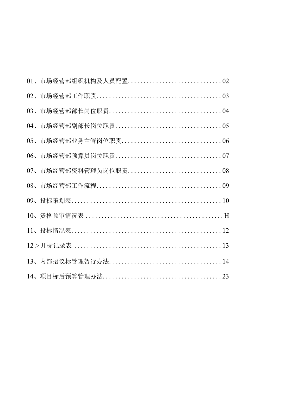 某建设市场经营部职责管理制度.docx_第2页