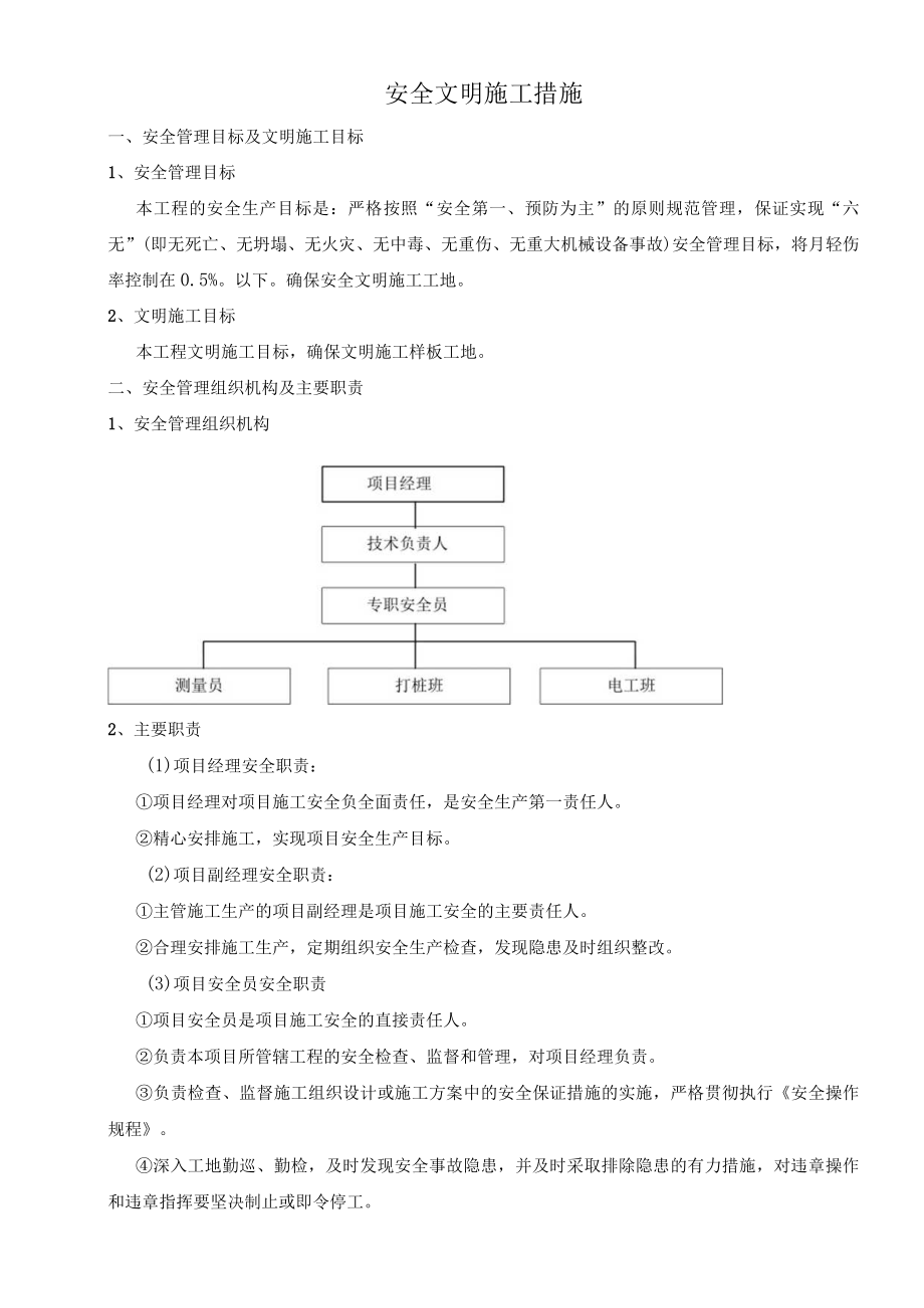 安全文明施工措施（精品）.docx_第1页