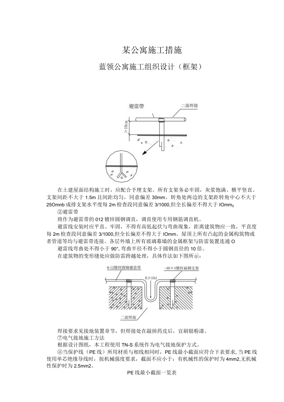 某公寓施工措施.docx_第1页