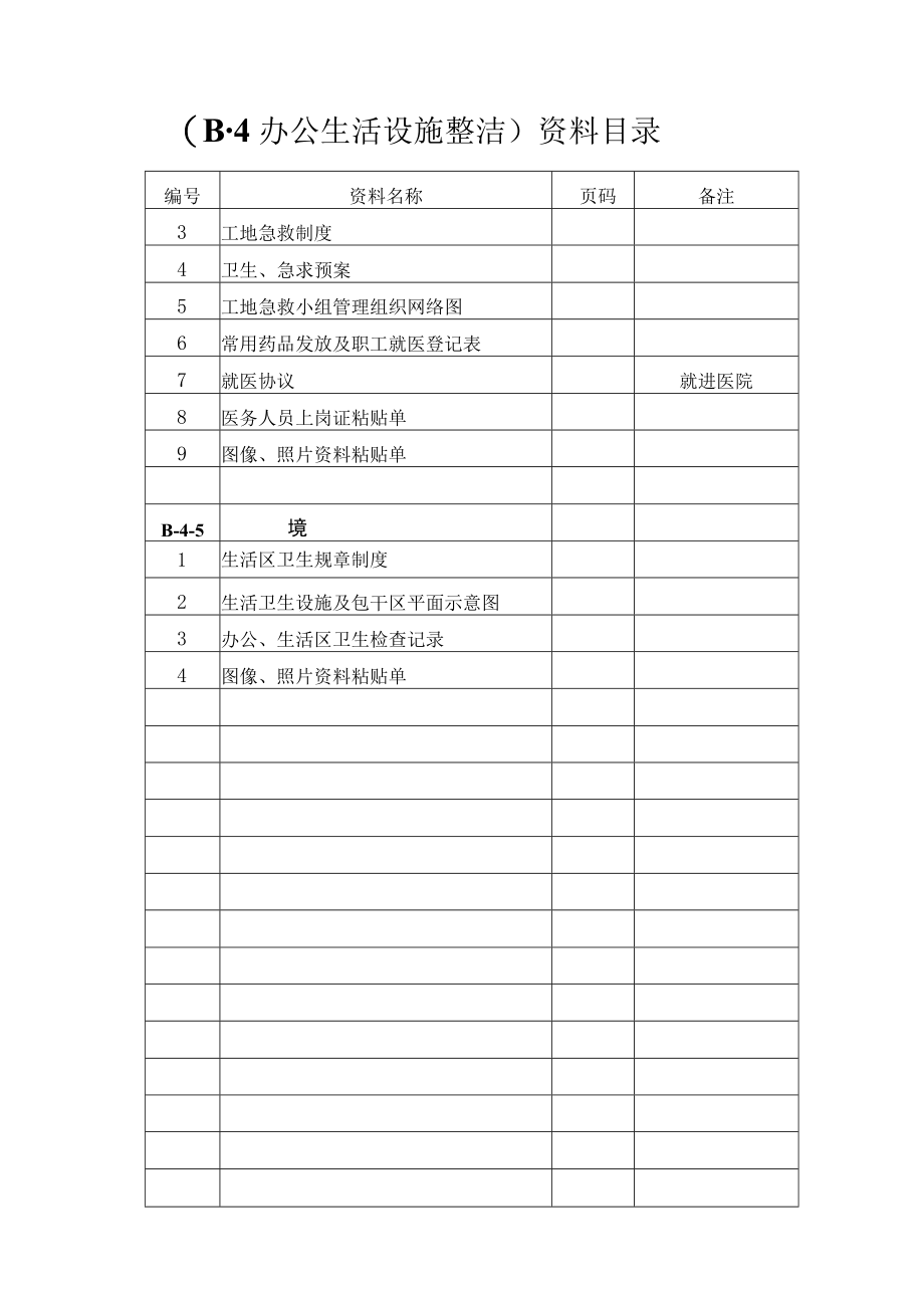 某建筑工程办公生活设施管理资料(文明施工).docx_第2页