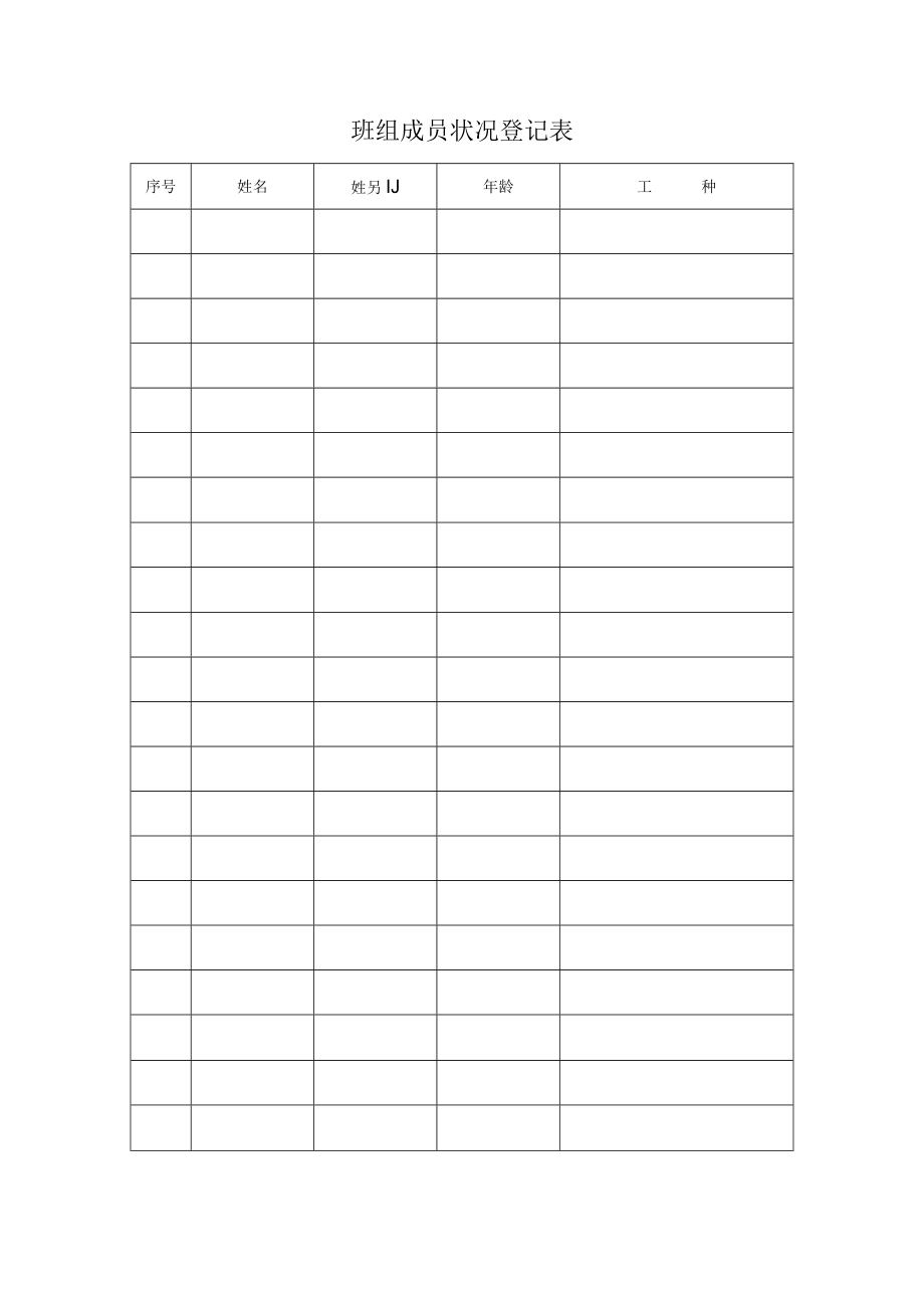 班组成员状况登记表.docx_第1页