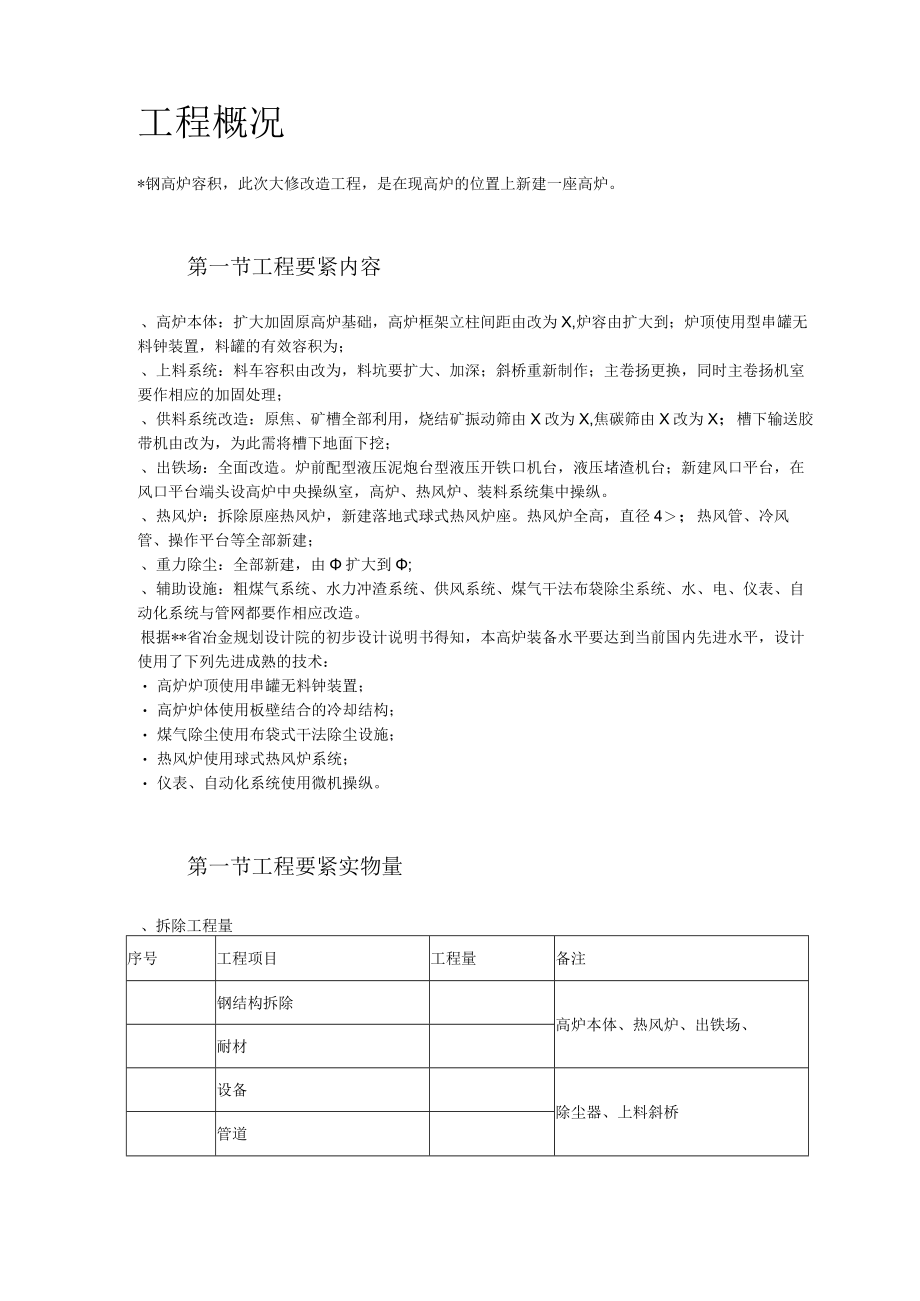 某钢厂新建高炉工程施工组织设计.docx_第2页