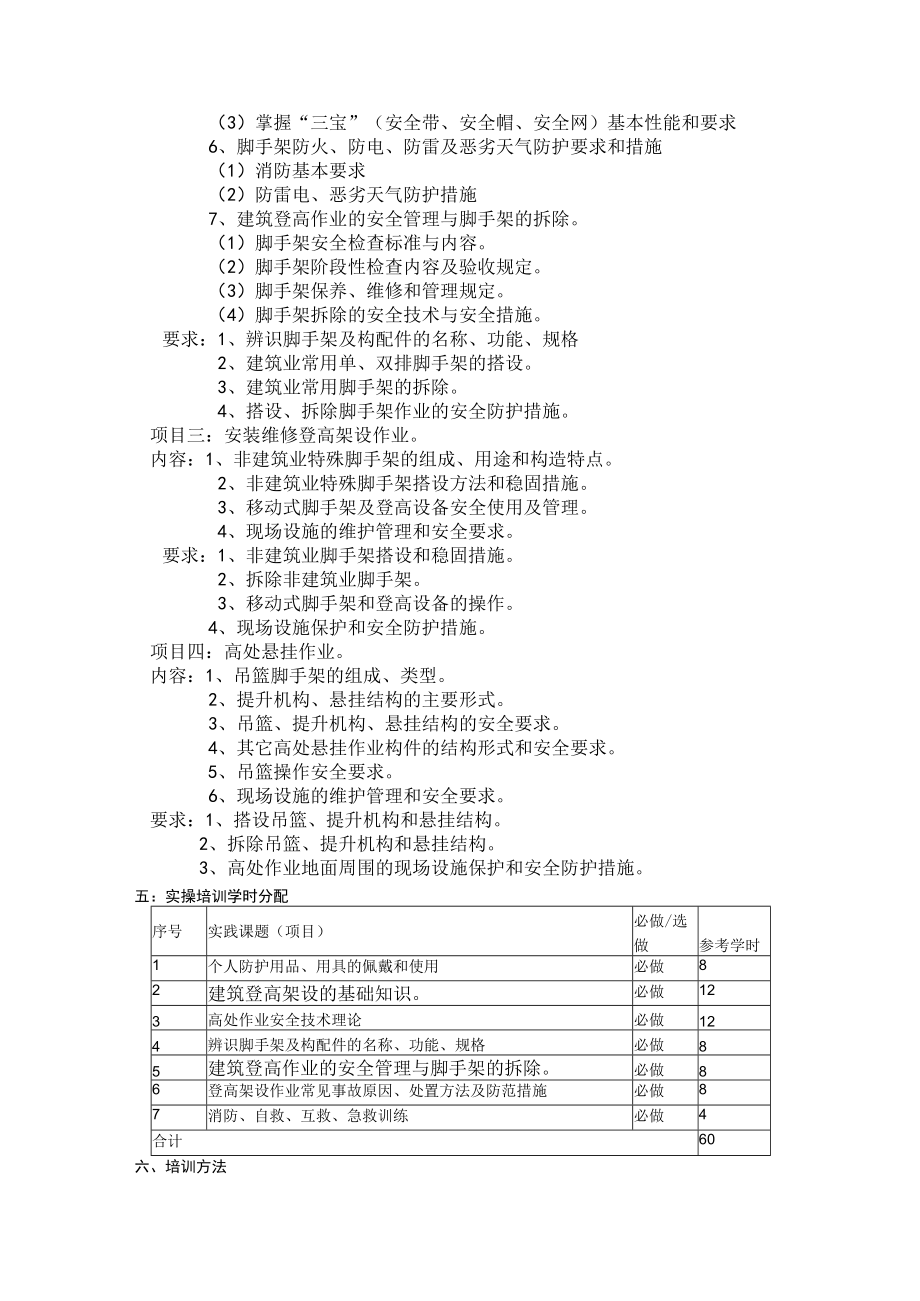 登高架设作业实际操作培训大纲.docx_第2页