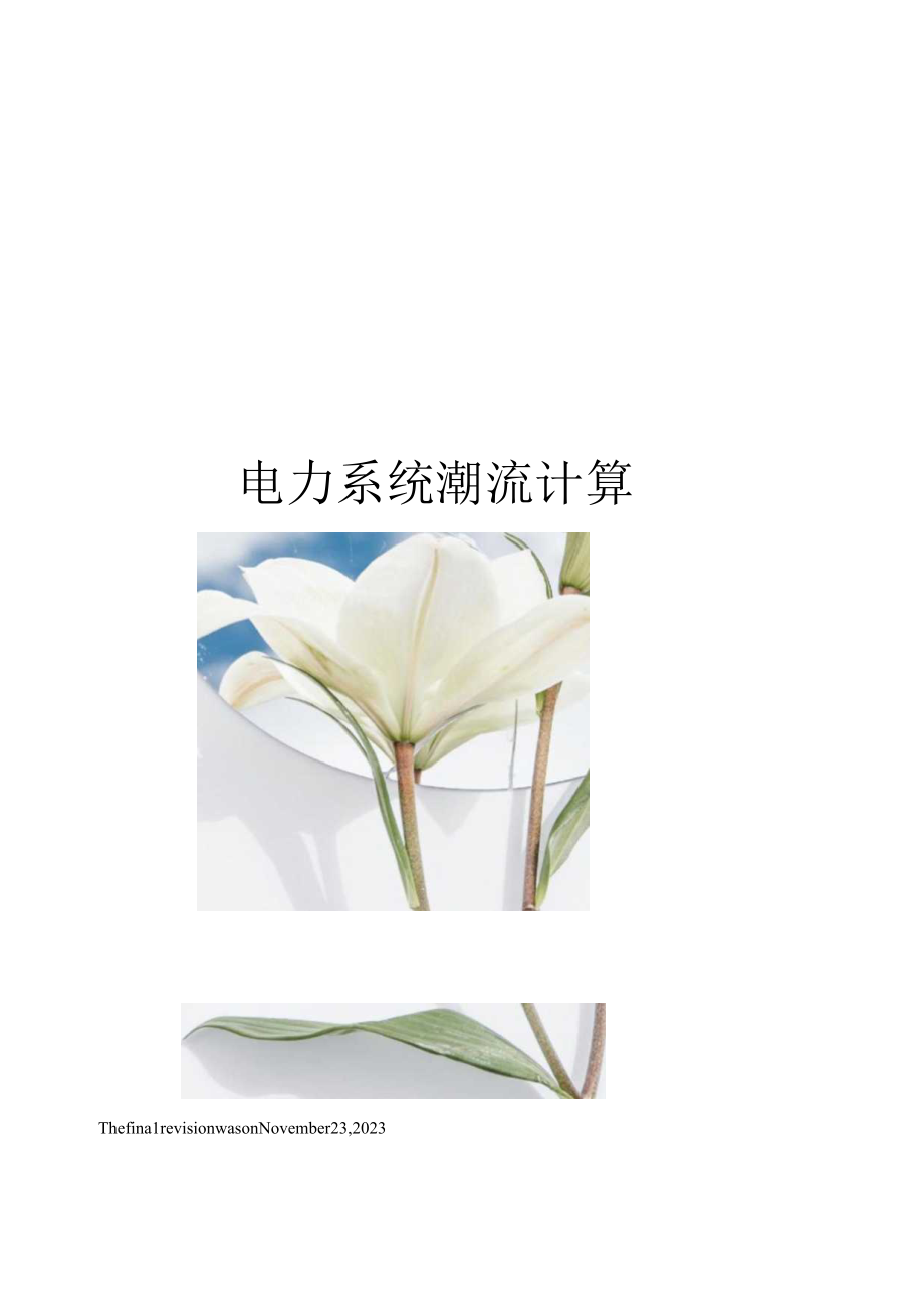 电力系统潮流计算.docx_第1页