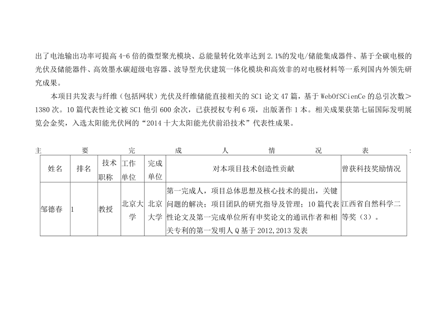 项目名称纤维形态光伏及能量储存器件.docx_第2页