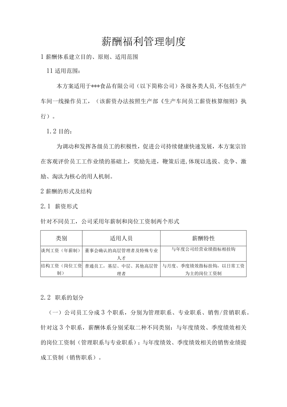 薪酬福利管理制度.docx_第1页