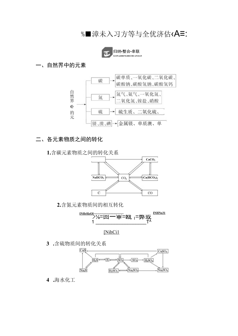 自然界中的元素 教学设计.docx_第1页