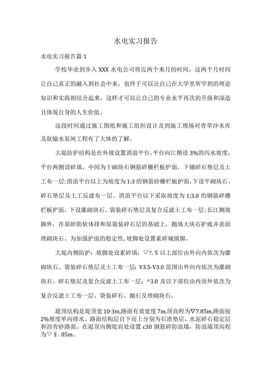 水电实习报告.docx_第1页