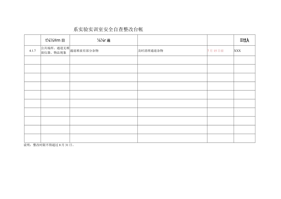 系实验实训室安全自查整改台帐.docx_第1页