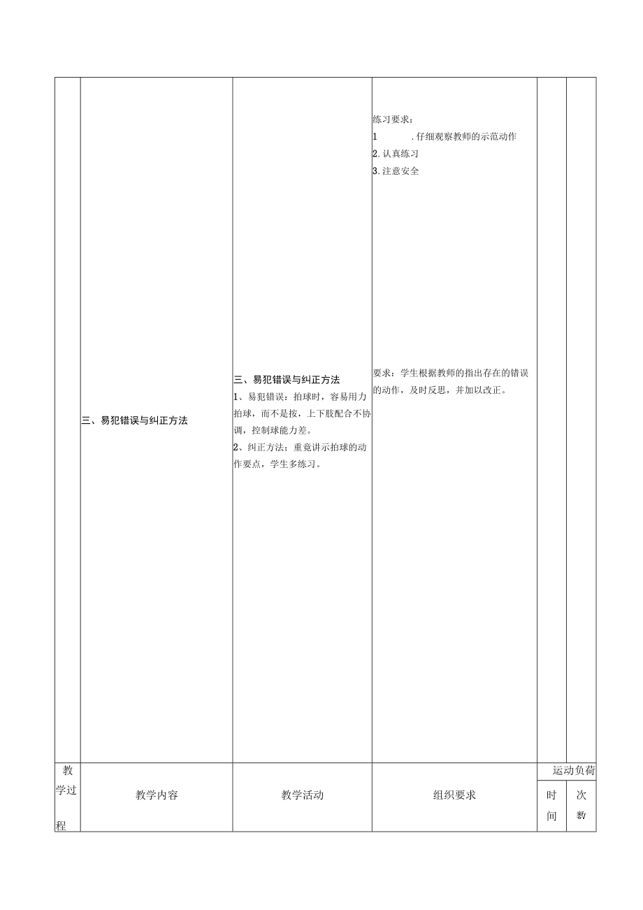 水平四九年级体育篮球绕杆运球教案.docx_第3页