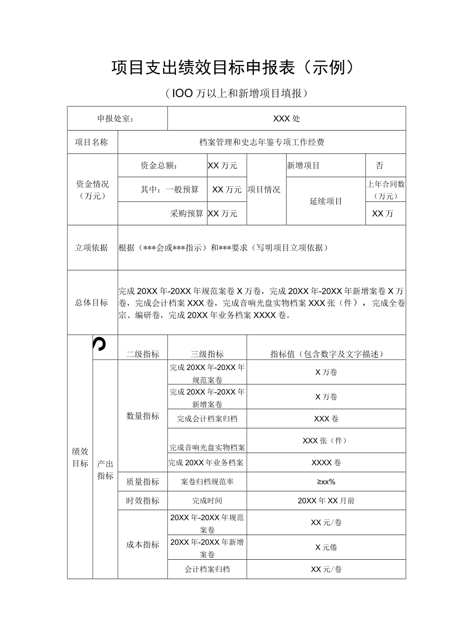 项目支出绩效目标申报00万以上和新增项目填报.docx_第3页