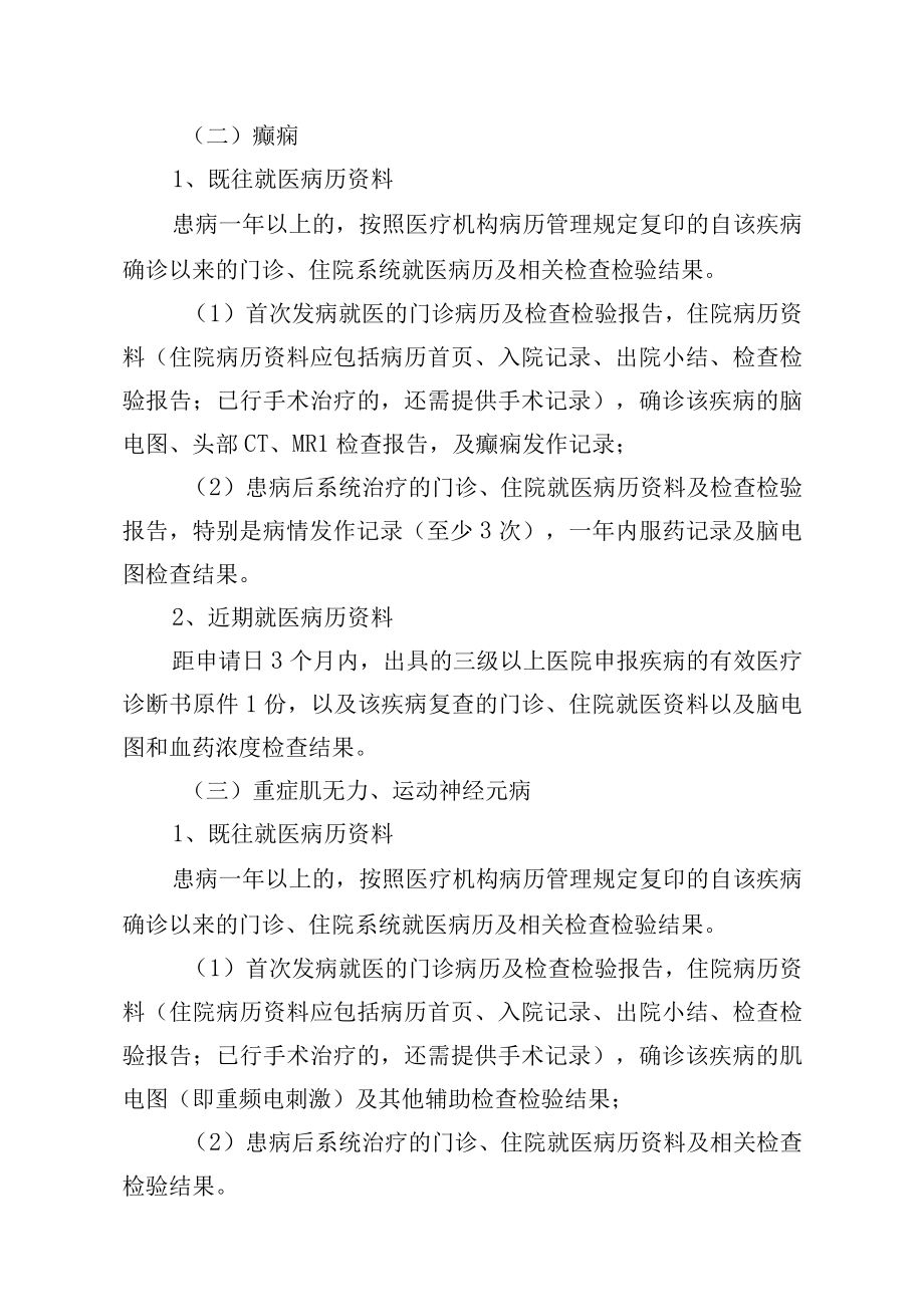 非因工伤残或因病劳动能力鉴定提交病历资料提示.docx_第2页