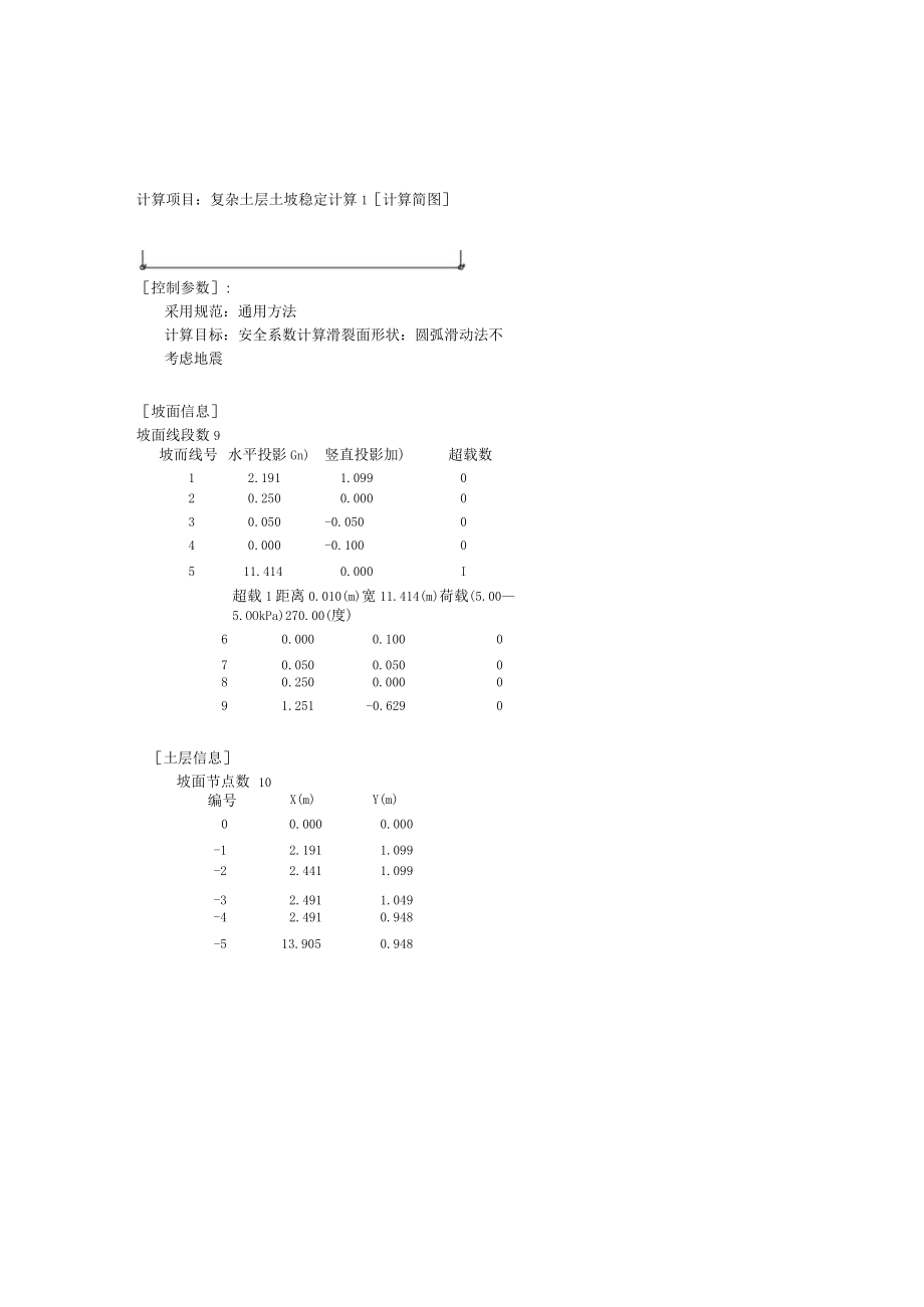 复杂土层土坡稳定计算 1.docx_第1页