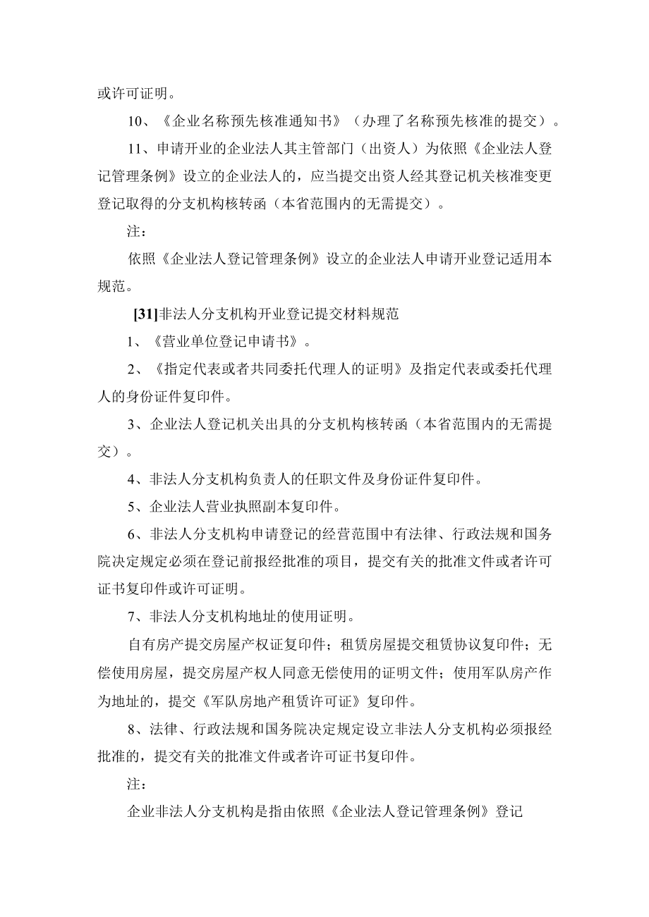 非公司企业开业登记提交材料规范.docx_第2页