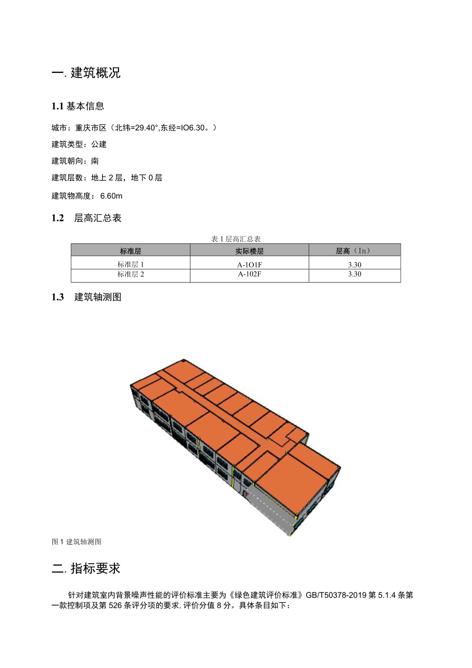 污水处理项目勘察和设计(厂区工程) 生产调度中心机修间背景噪声计算分析报告书.docx_第3页