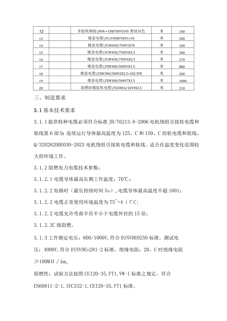 碳钢薄板厂产品结构优化升级—热轧酸洗板50mm镀锌铝镁项目电缆采购技术协议.docx_第3页