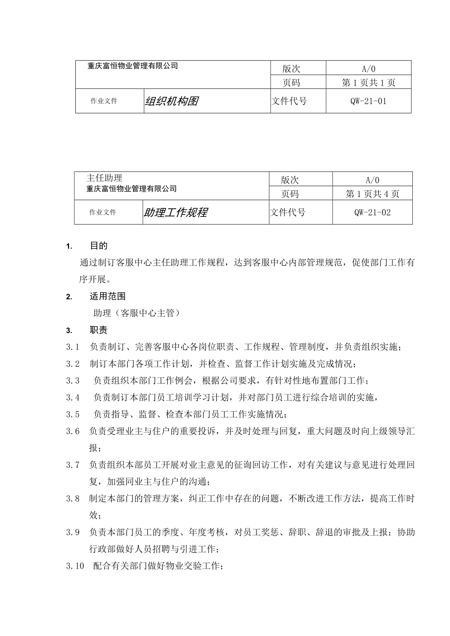 某物业管理客服中心工作手册.docx_第3页