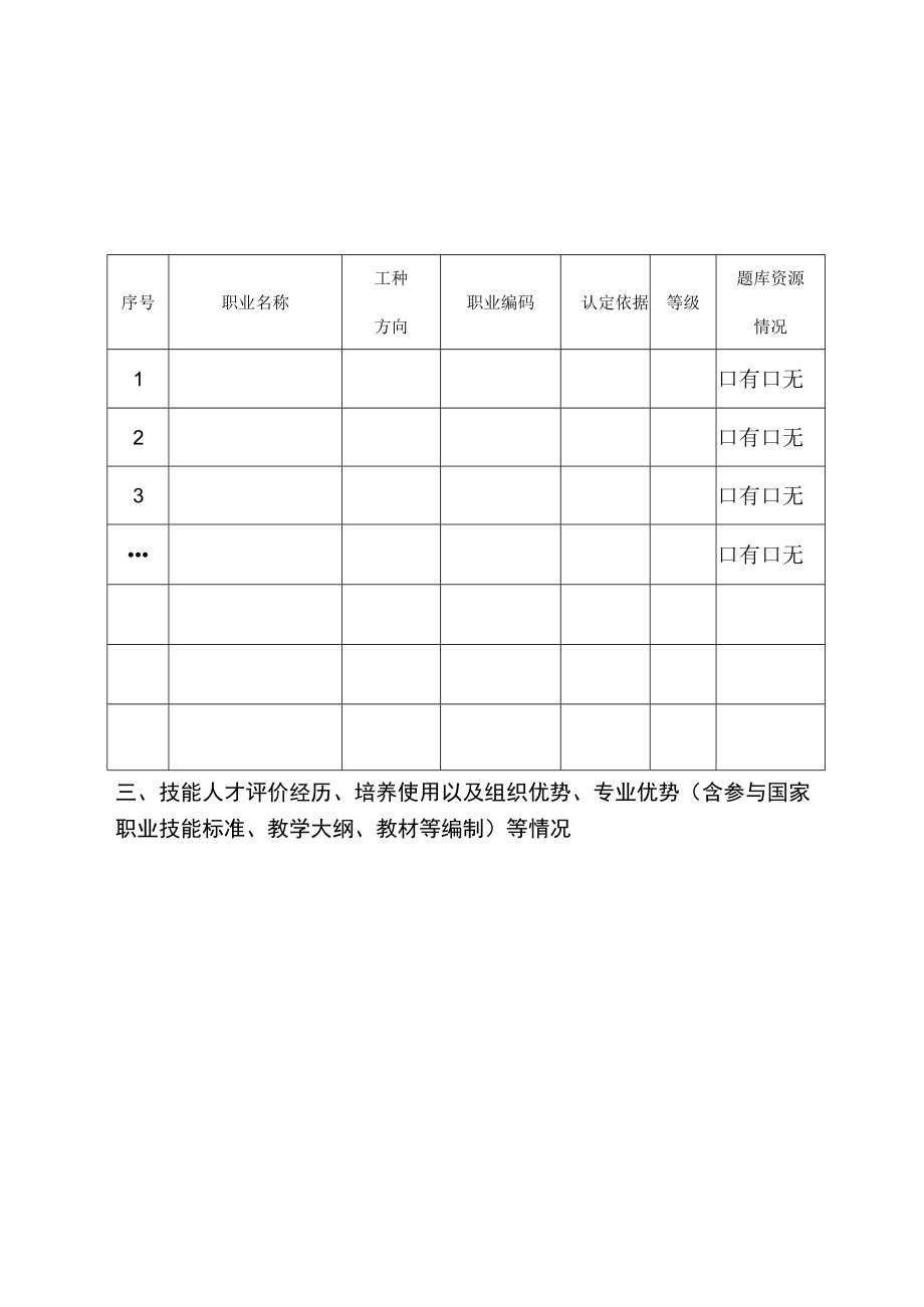 福州市社会培训评价组织职业技能等级认定备案表.docx_第3页