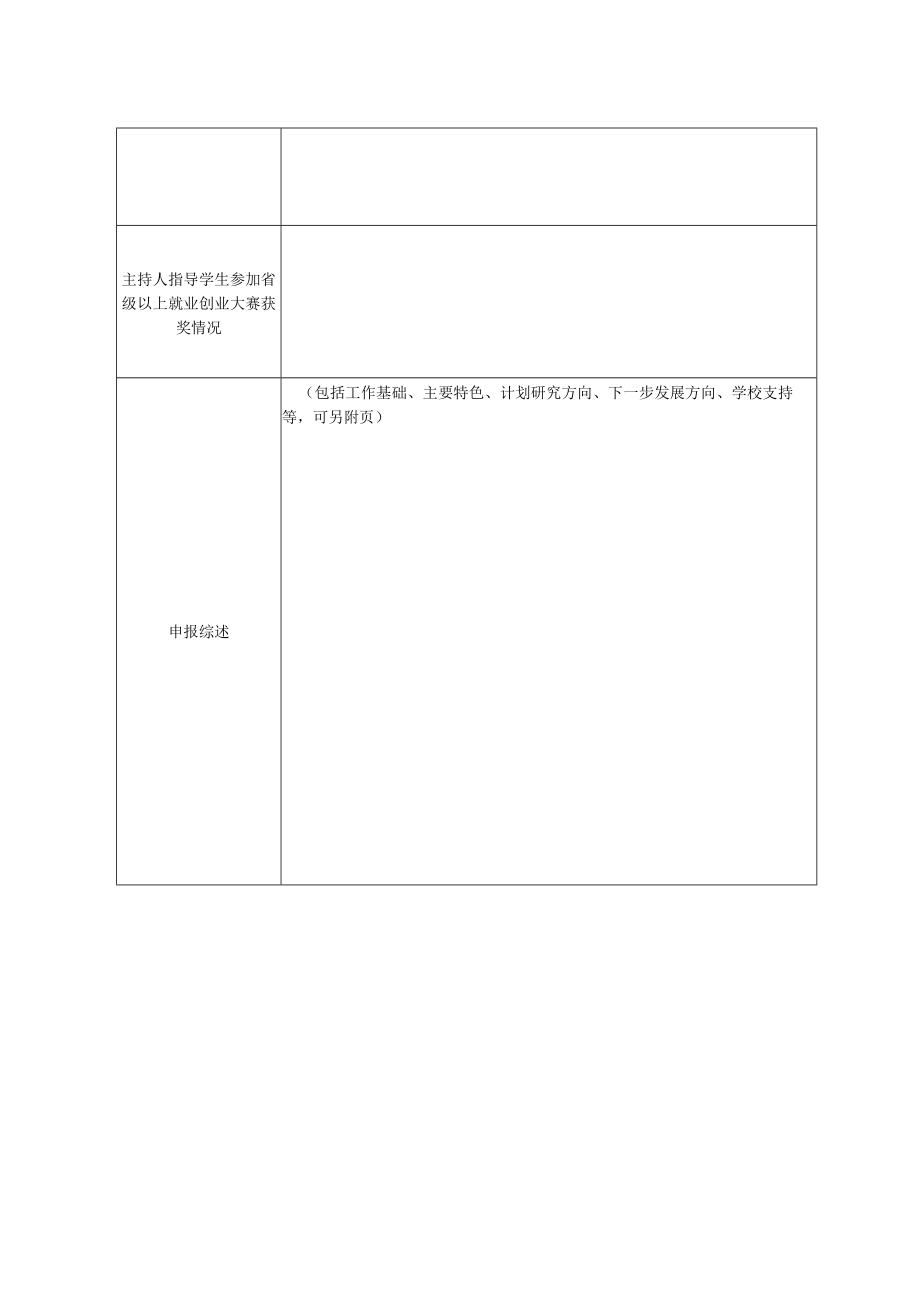 河南省高校就业创业指导名师工作室申报书建设标准.docx_第3页