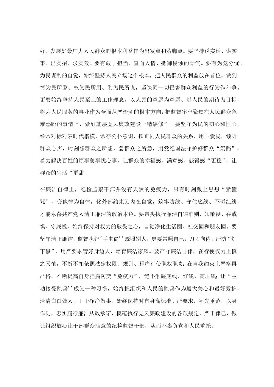 纪检监察干部队伍教育整顿专题学习培训心得体会.docx_第3页