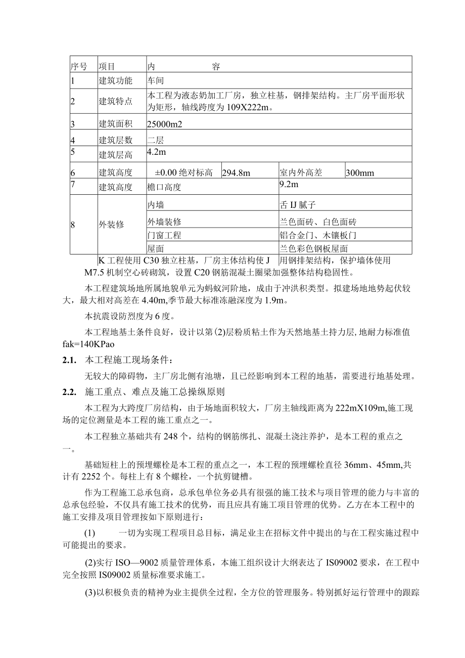 某液态奶车间施工组织设计.docx_第3页